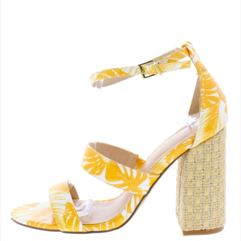 Floral Print Heel